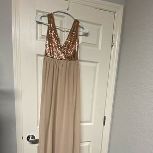 Champagne Bridesmaid Dress